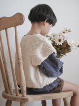 Popcorn knit vest