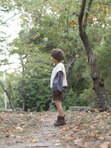 Popcorn knit vest