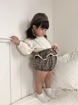 Petit check frill bloomer