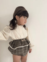 Petit check frill bloomer