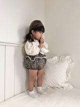 Petit check frill bloomer