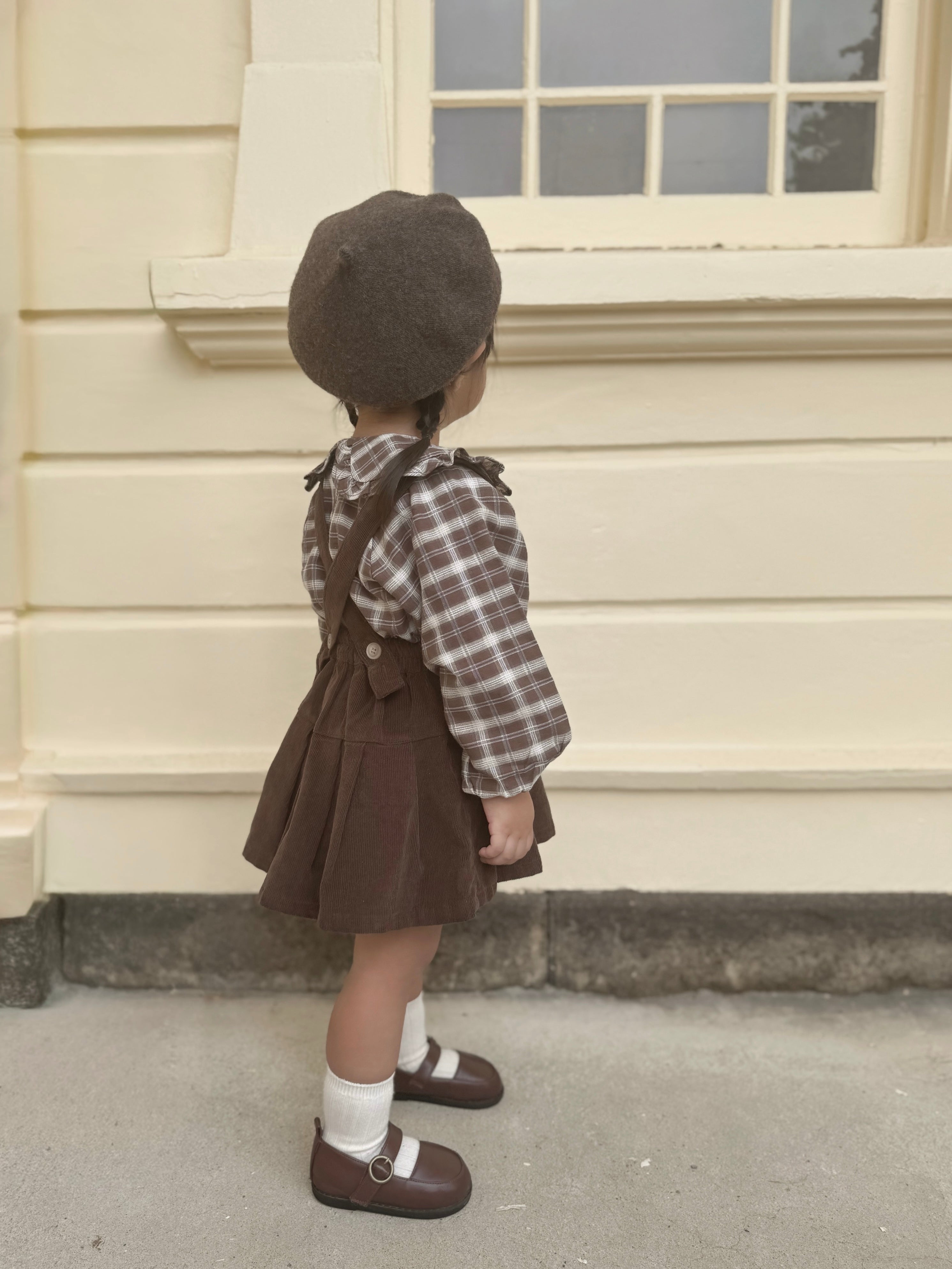 Marche check blouse