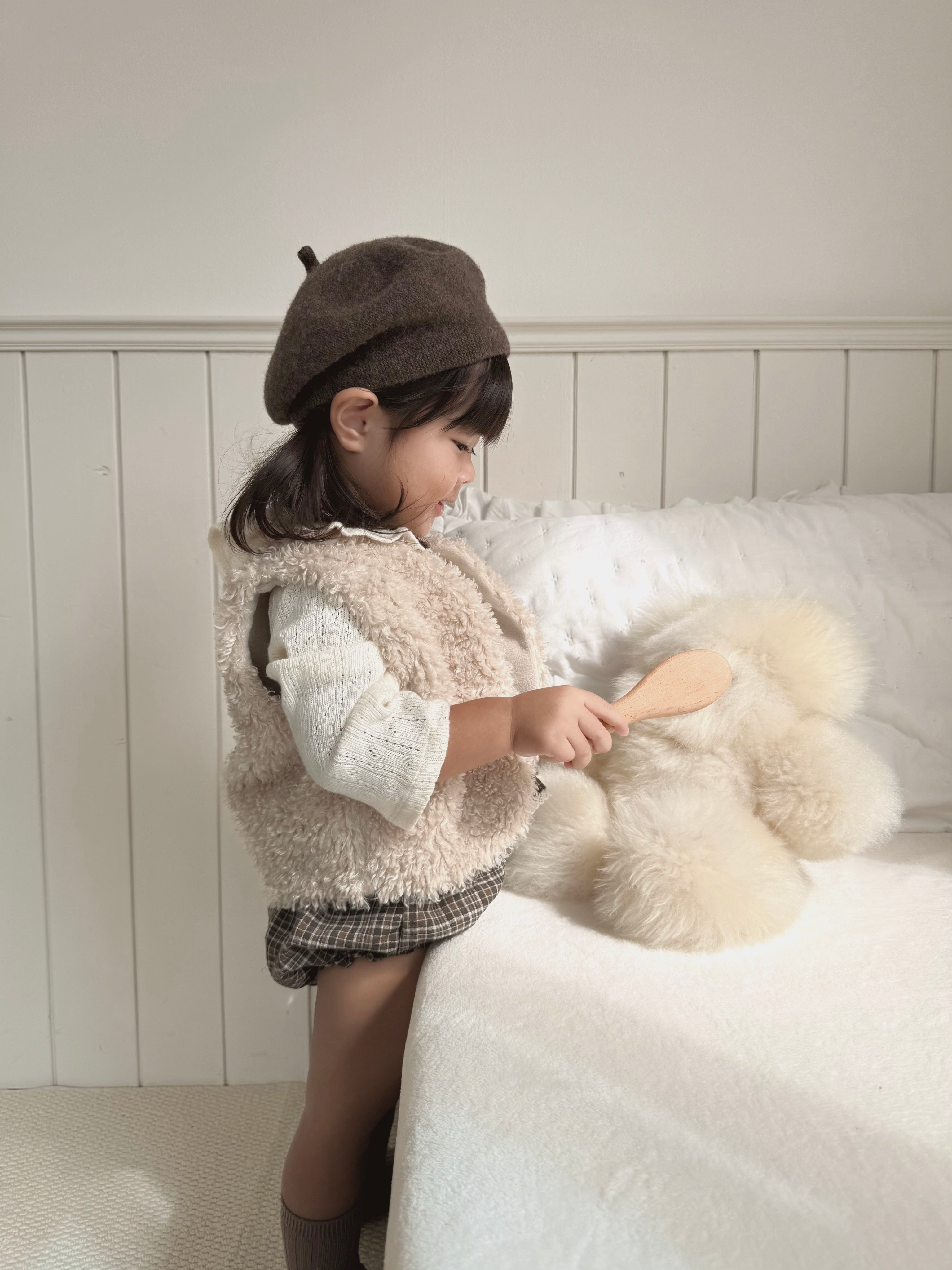 Petit check frill bloomer