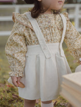 Wing shirring blouse