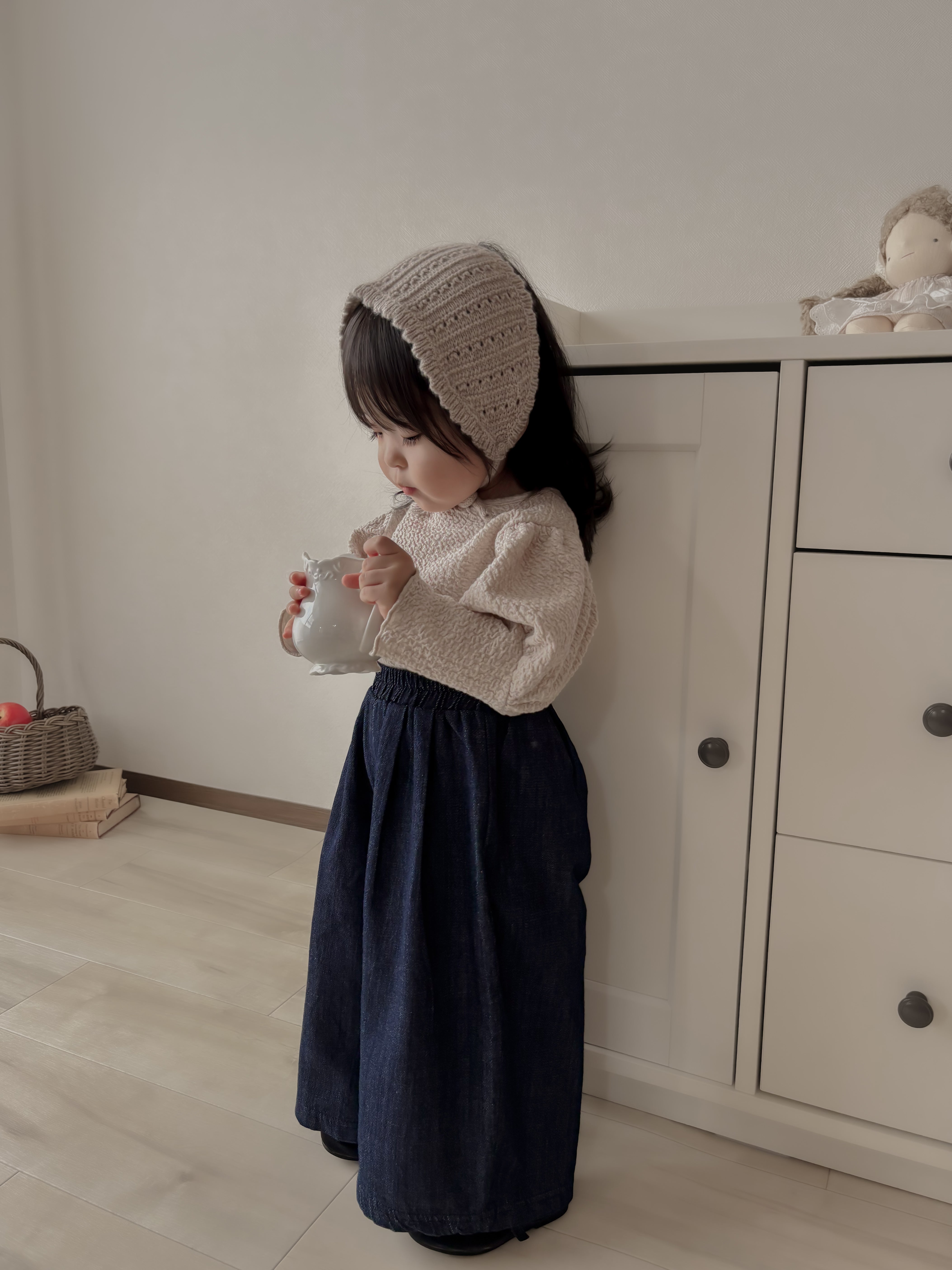 Bebe natural denim pants