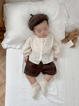 Bebe bonbon dot blouse