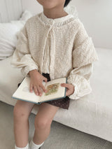 Popcorn knit vest