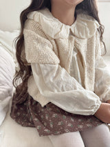 Popcorn knit vest
