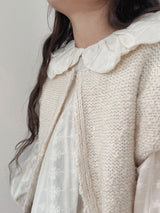 Popcorn knit vest
