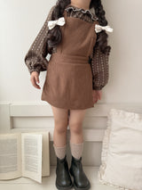 Camel wrap skirt pants