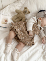 Bebe garden suspender suit