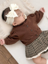 Bebe mocha cardigan