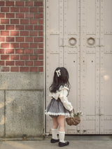 Odd check bloomer skirt