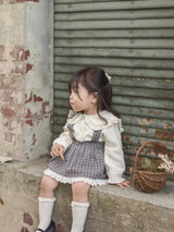 Odd check bloomer skirt