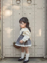 Odd check bloomer skirt