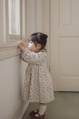 Baba flower corduroy one-piece