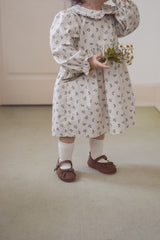 Baba flower corduroy one-piece