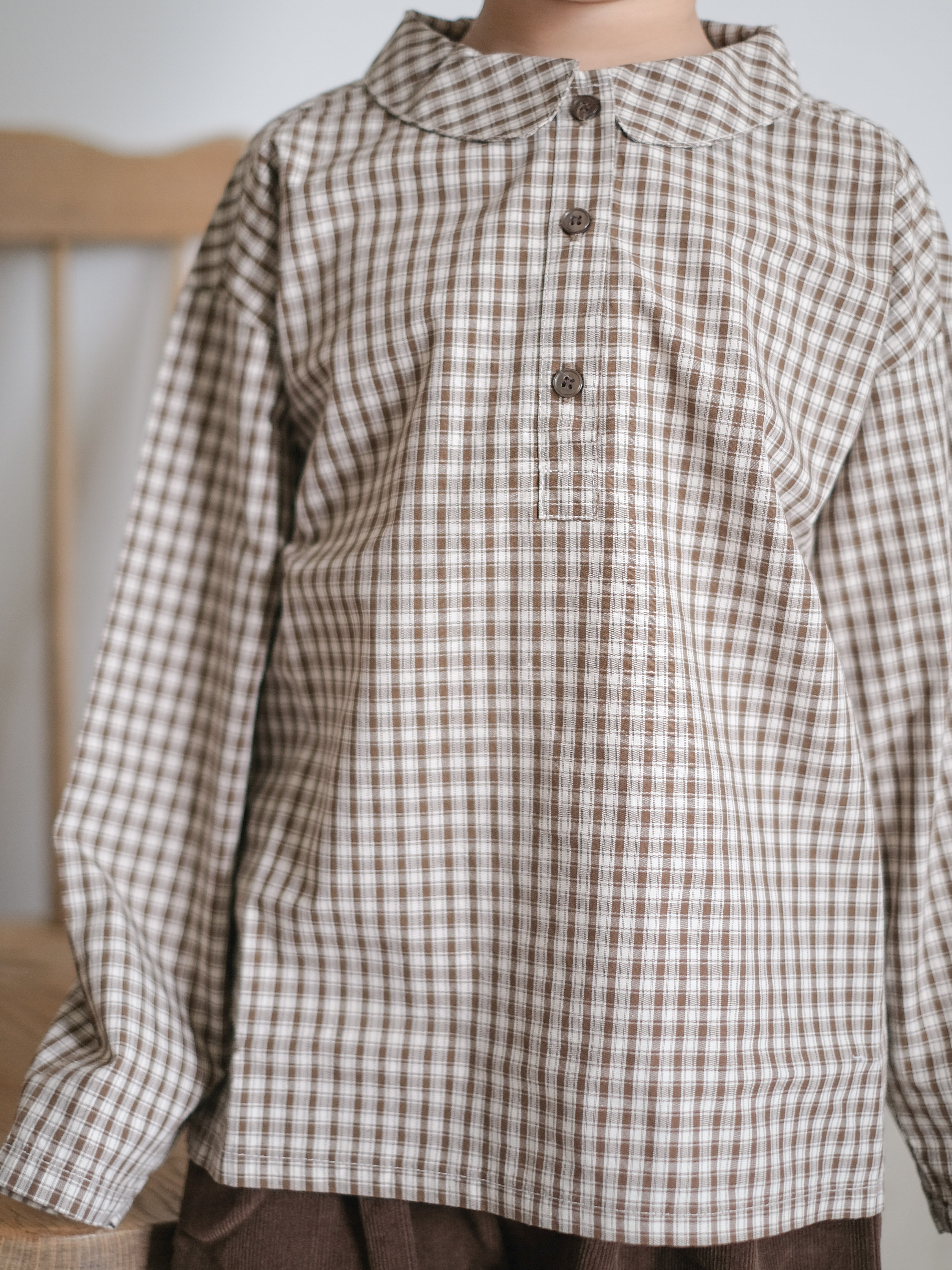 Tonny check blouse