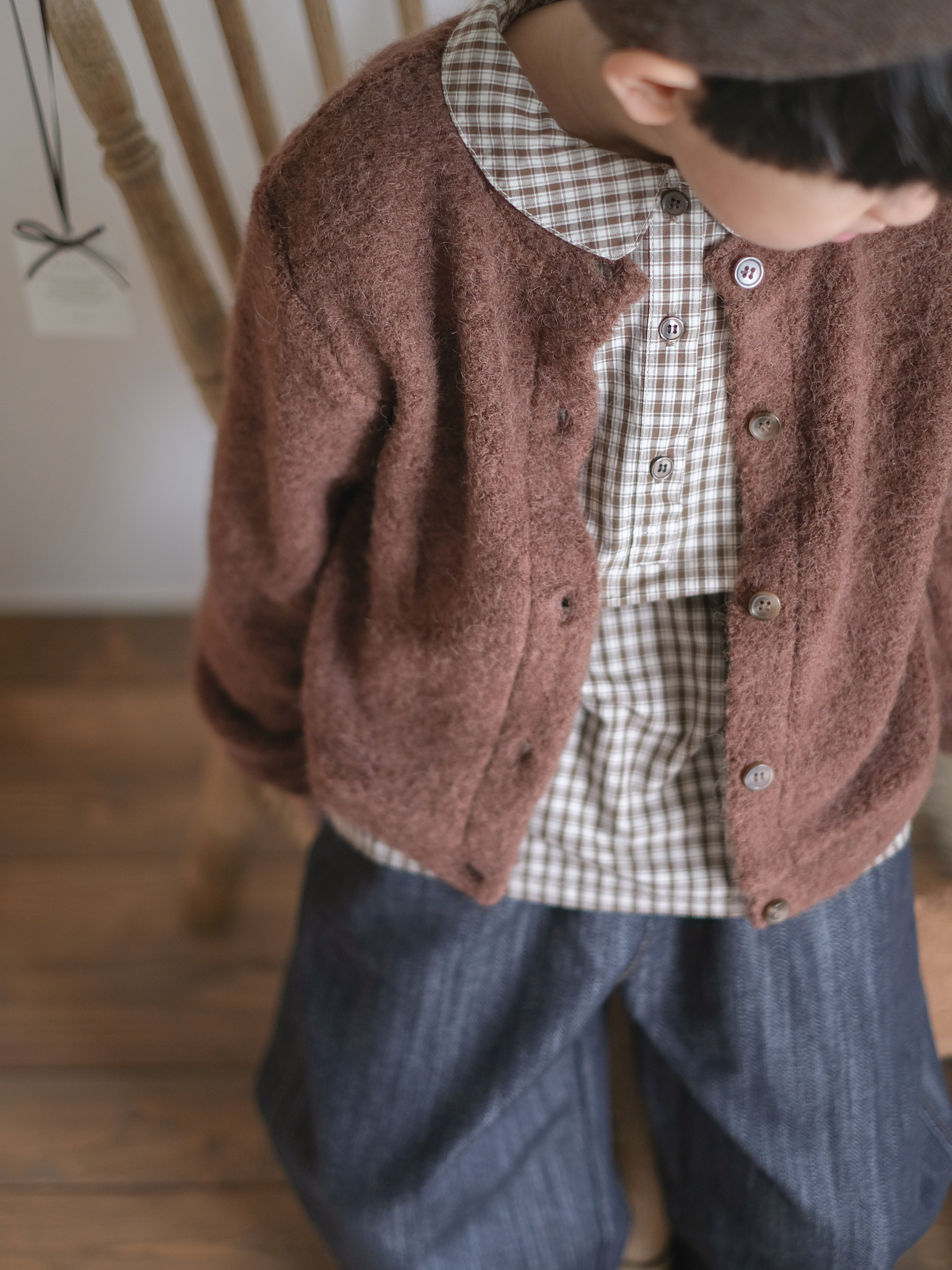 Tonny check blouse