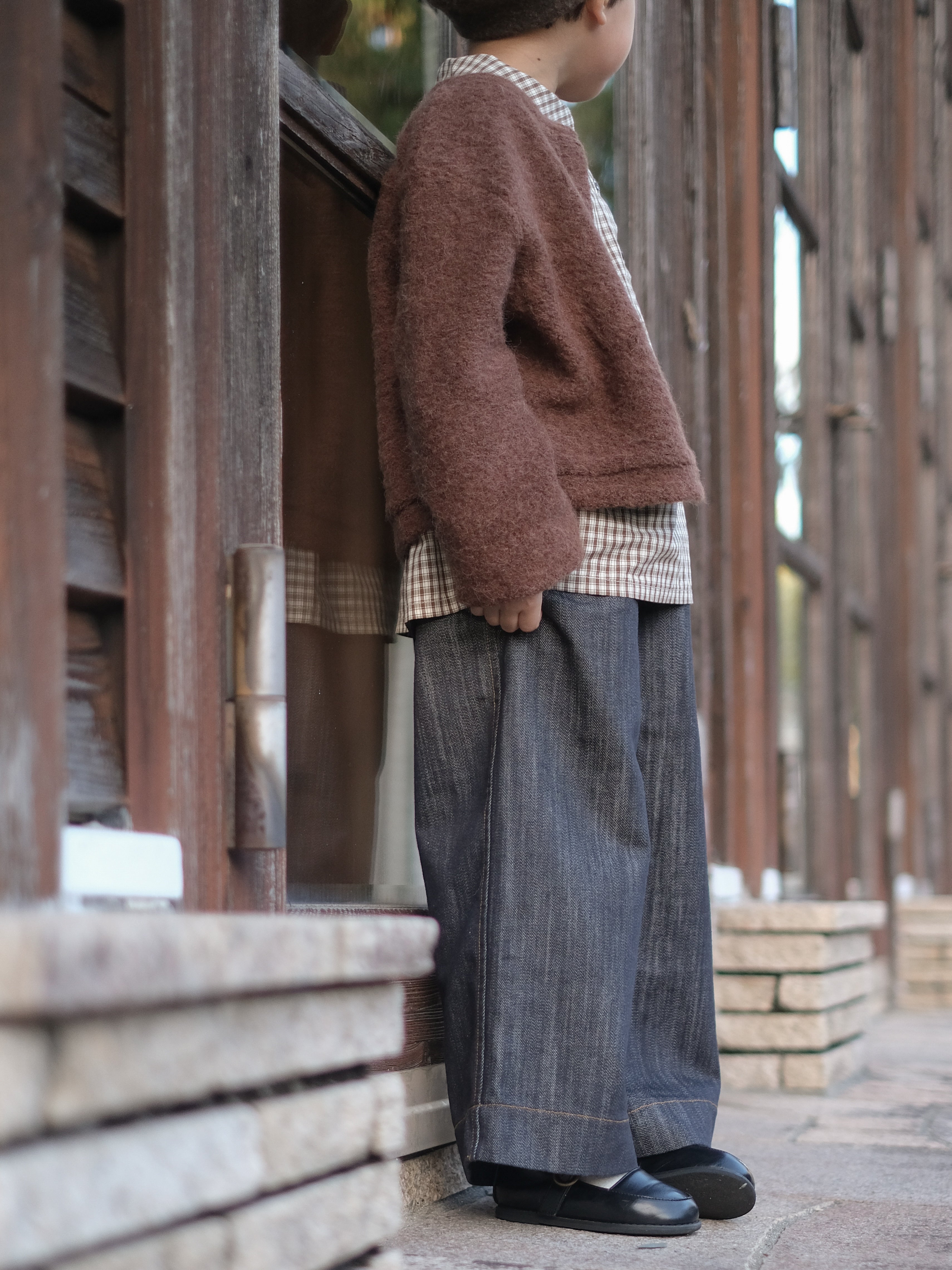 Soft denim pants