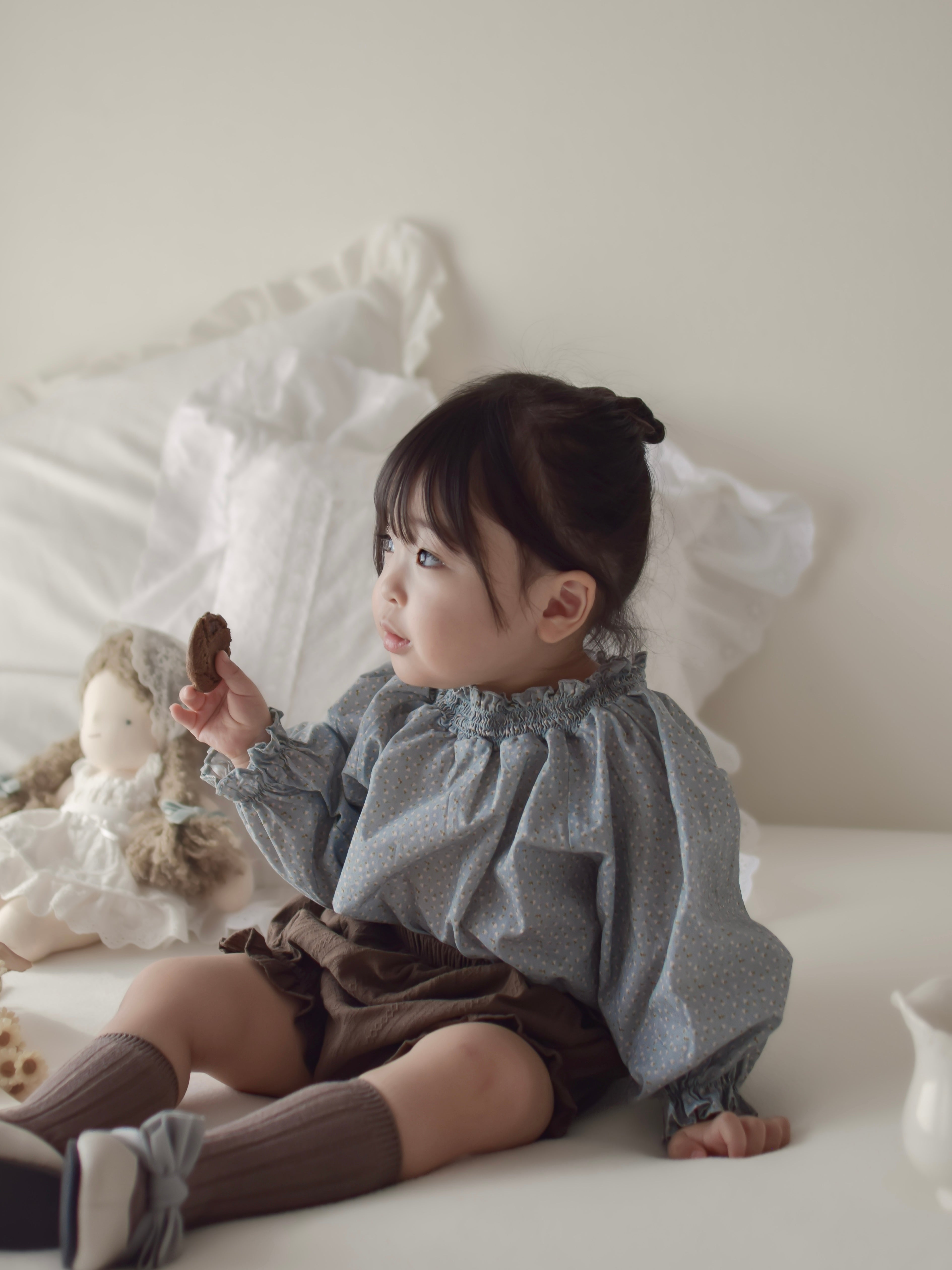 *Noeul.made* Gelato smock blouse