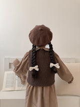 Latte corduroy one-piece