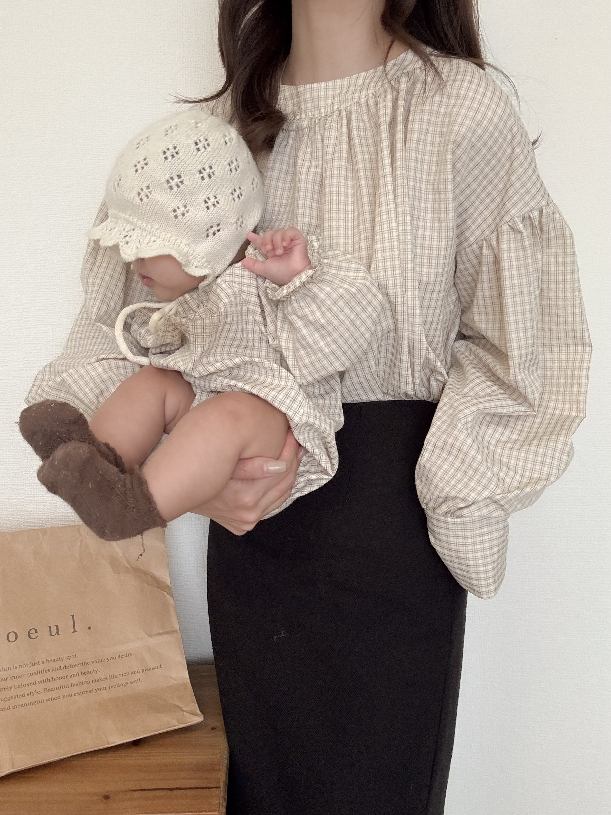 *Noeul.made* Mont Blanc blouse (mom)