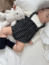 Naive check suspender bloomer