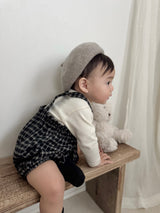 Naive check suspender bloomer