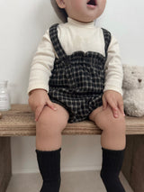 Naive check suspender bloomer