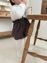Naive check suspender bloomer