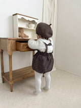 Naive check suspender bloomer