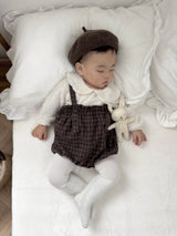 Naive check suspender bloomer