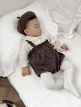 Naive check suspender bloomer