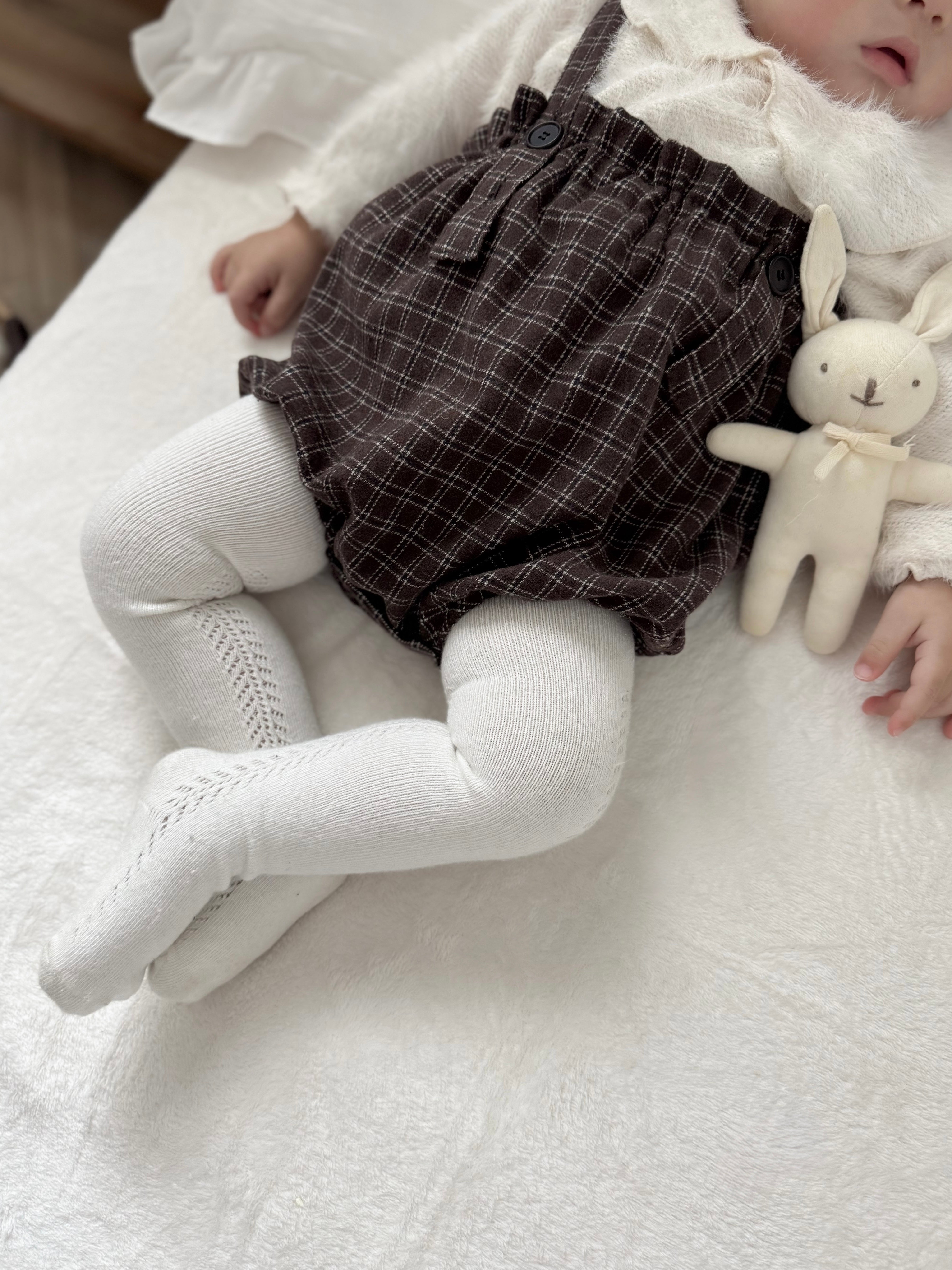 Naive check suspender bloomer