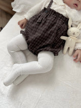 Naive check suspender bloomer