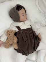 Corduroy suspender bloomer