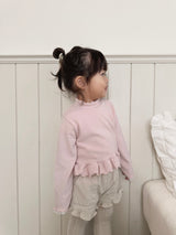 Frill petit neck tops