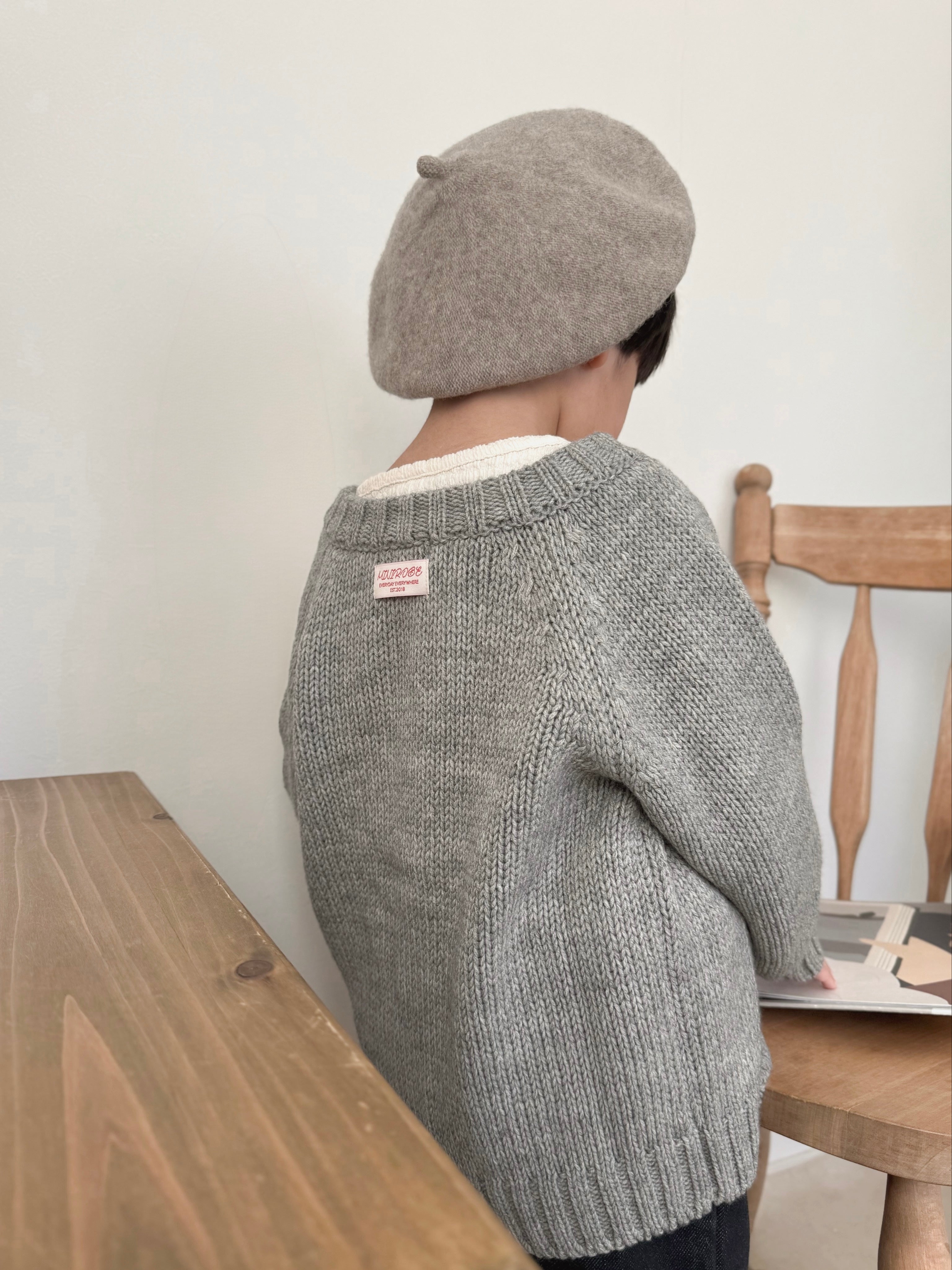 Robe balloon cardigan