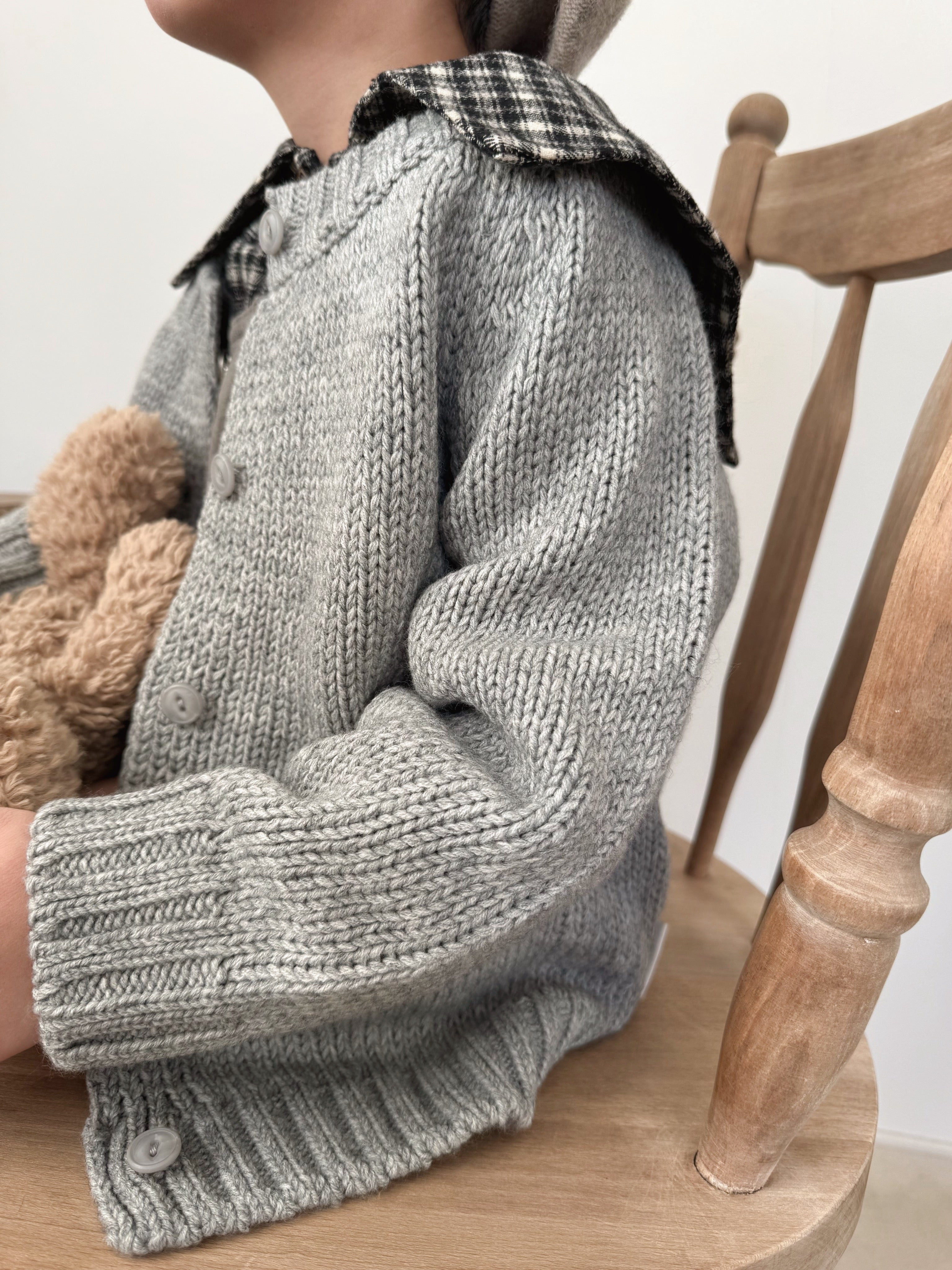 Robe balloon cardigan