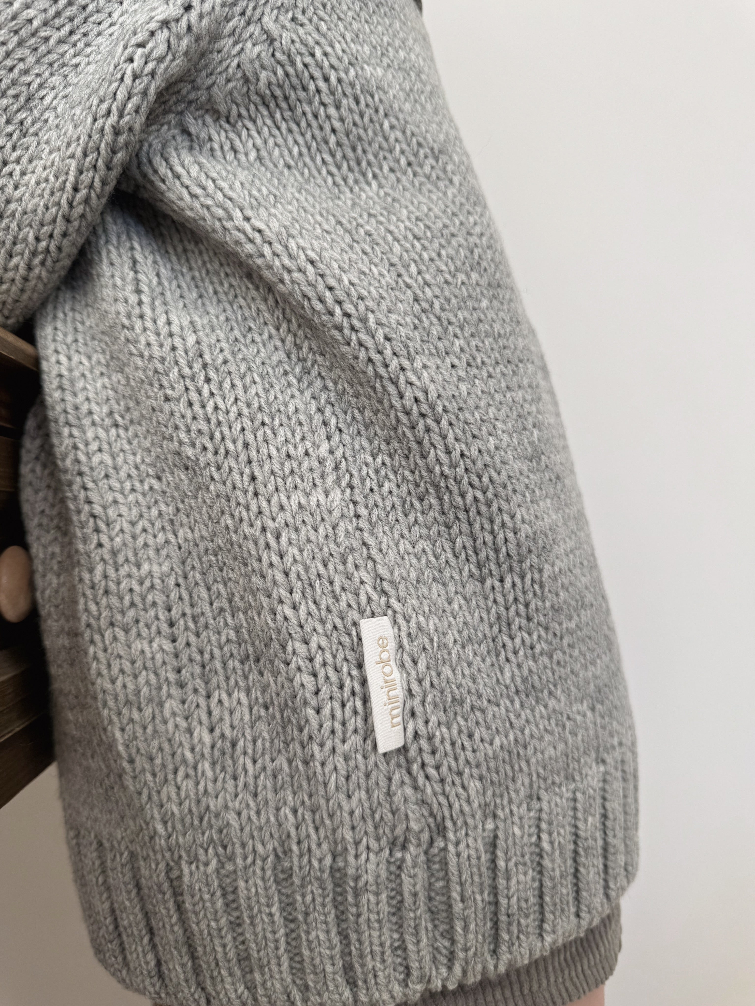 Robe balloon cardigan