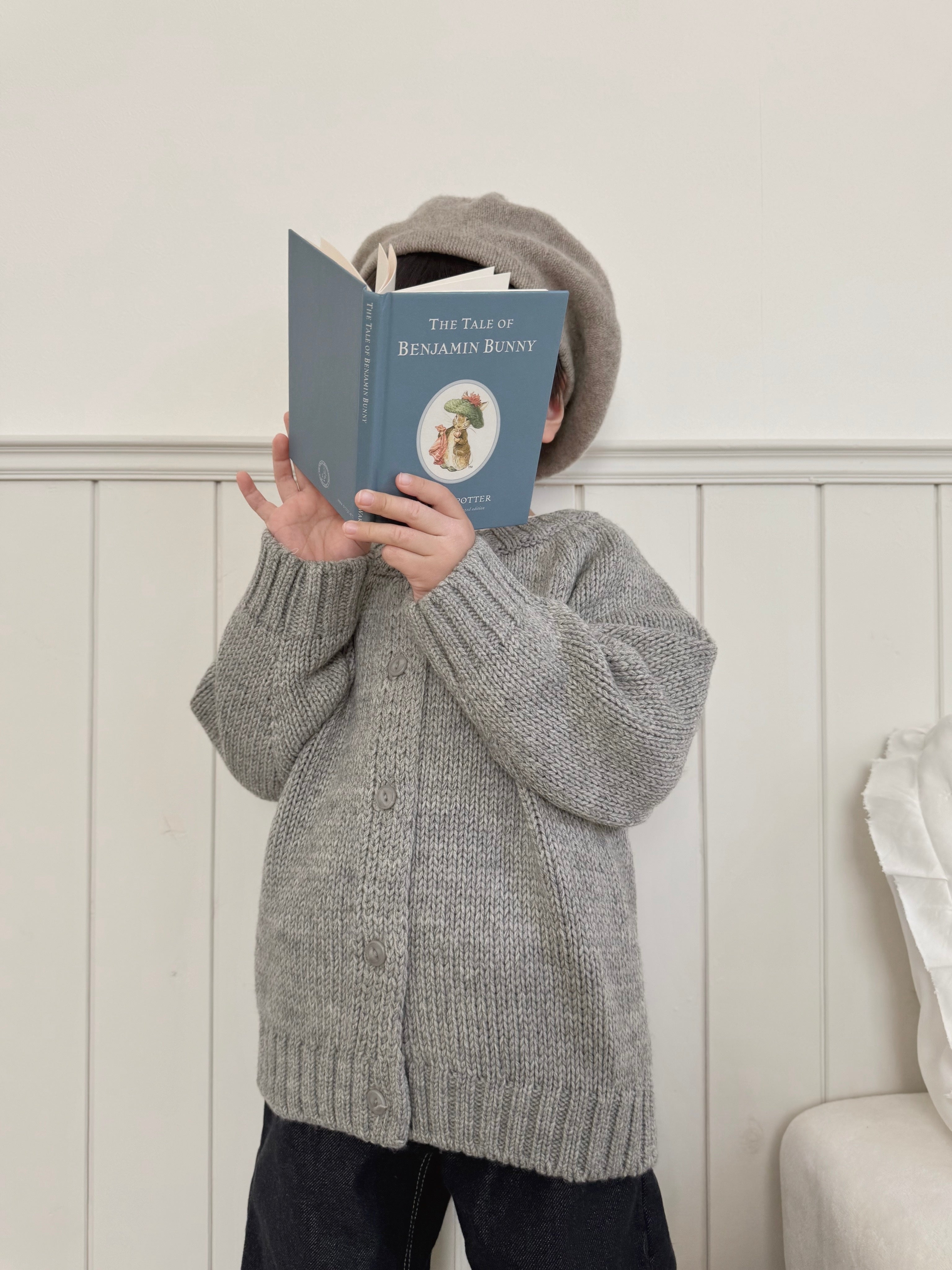 Robe balloon cardigan