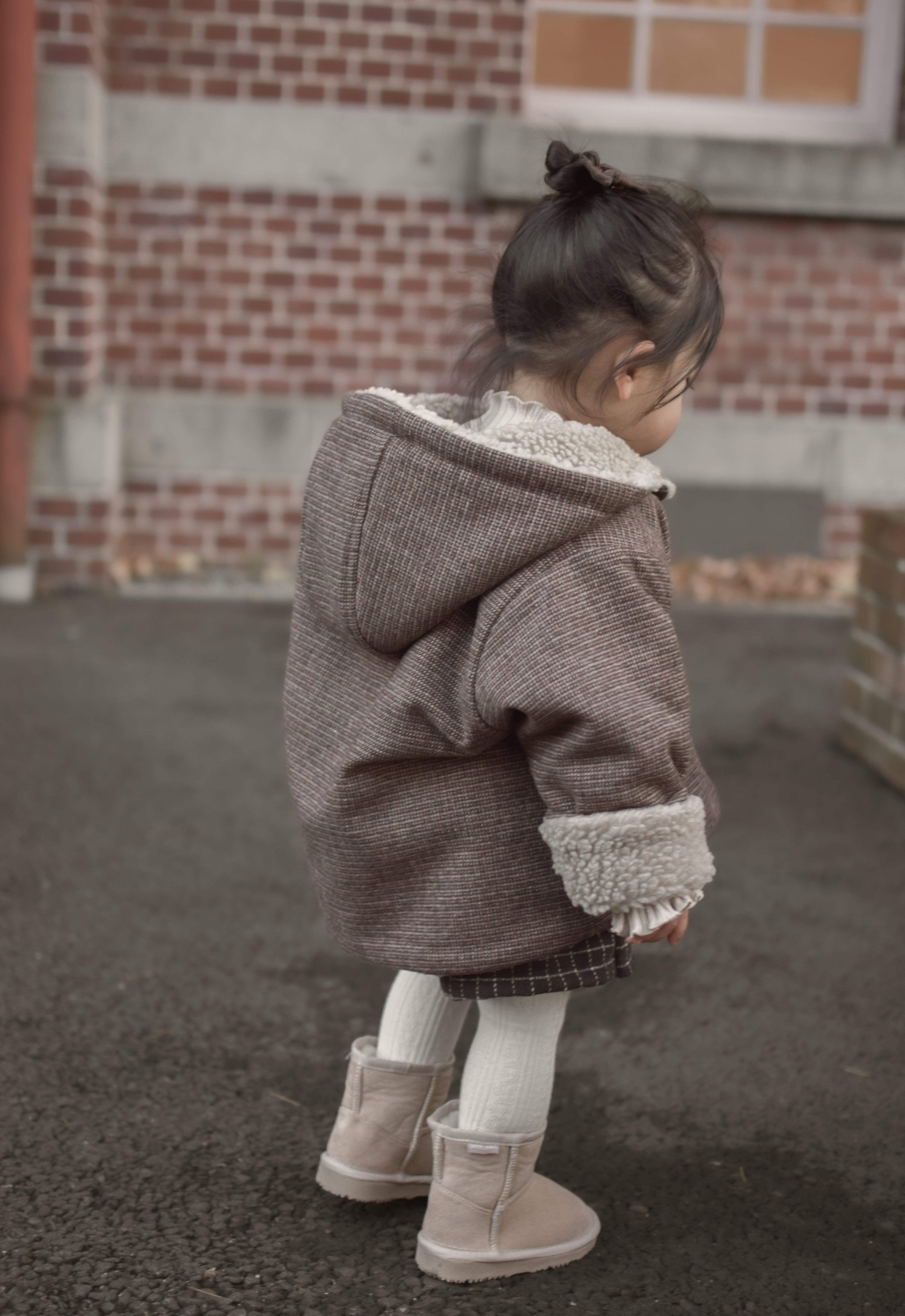 *Noeul.made* Brownie hood jumper