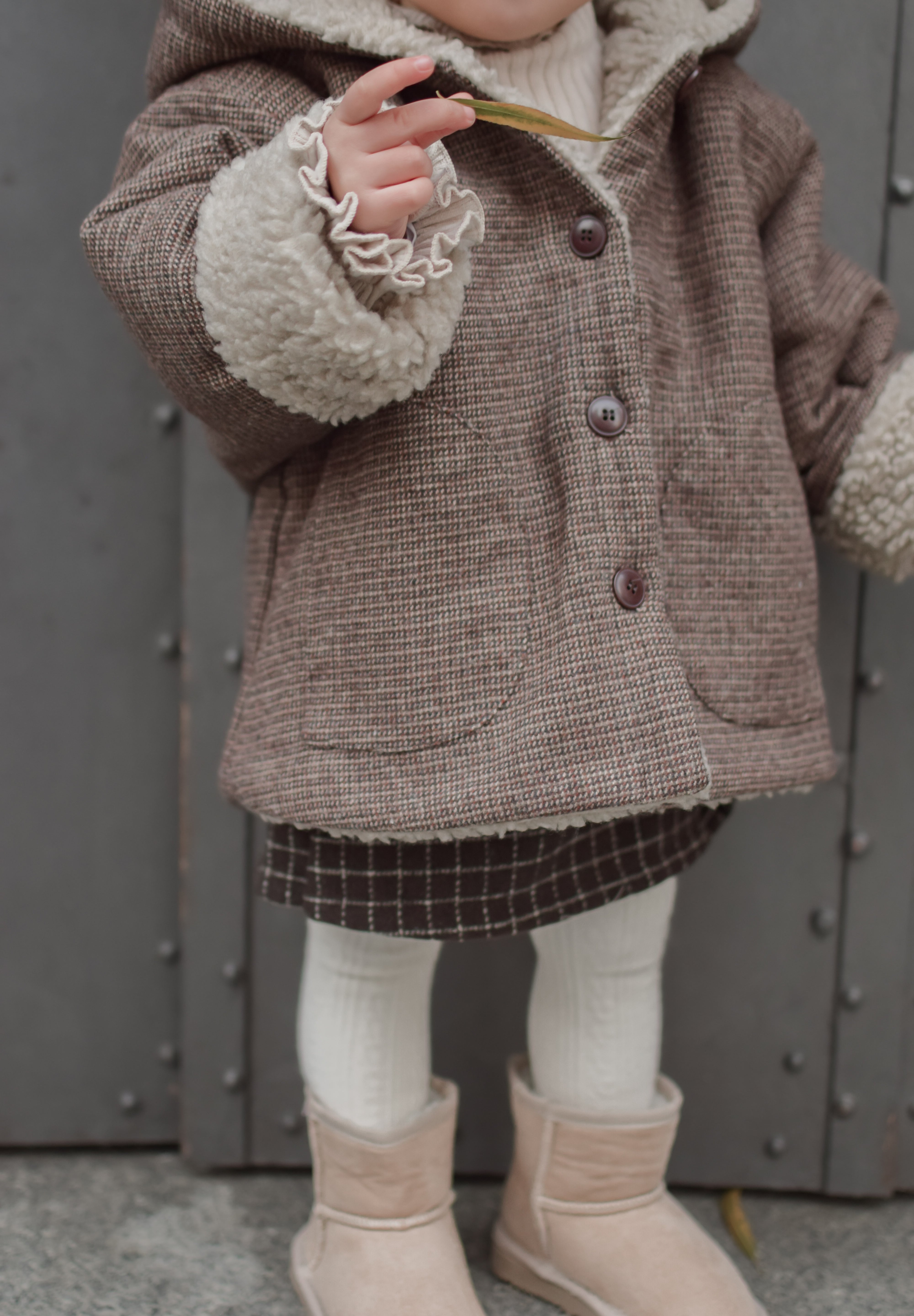 *Noeul.made* Brownie hood jumper