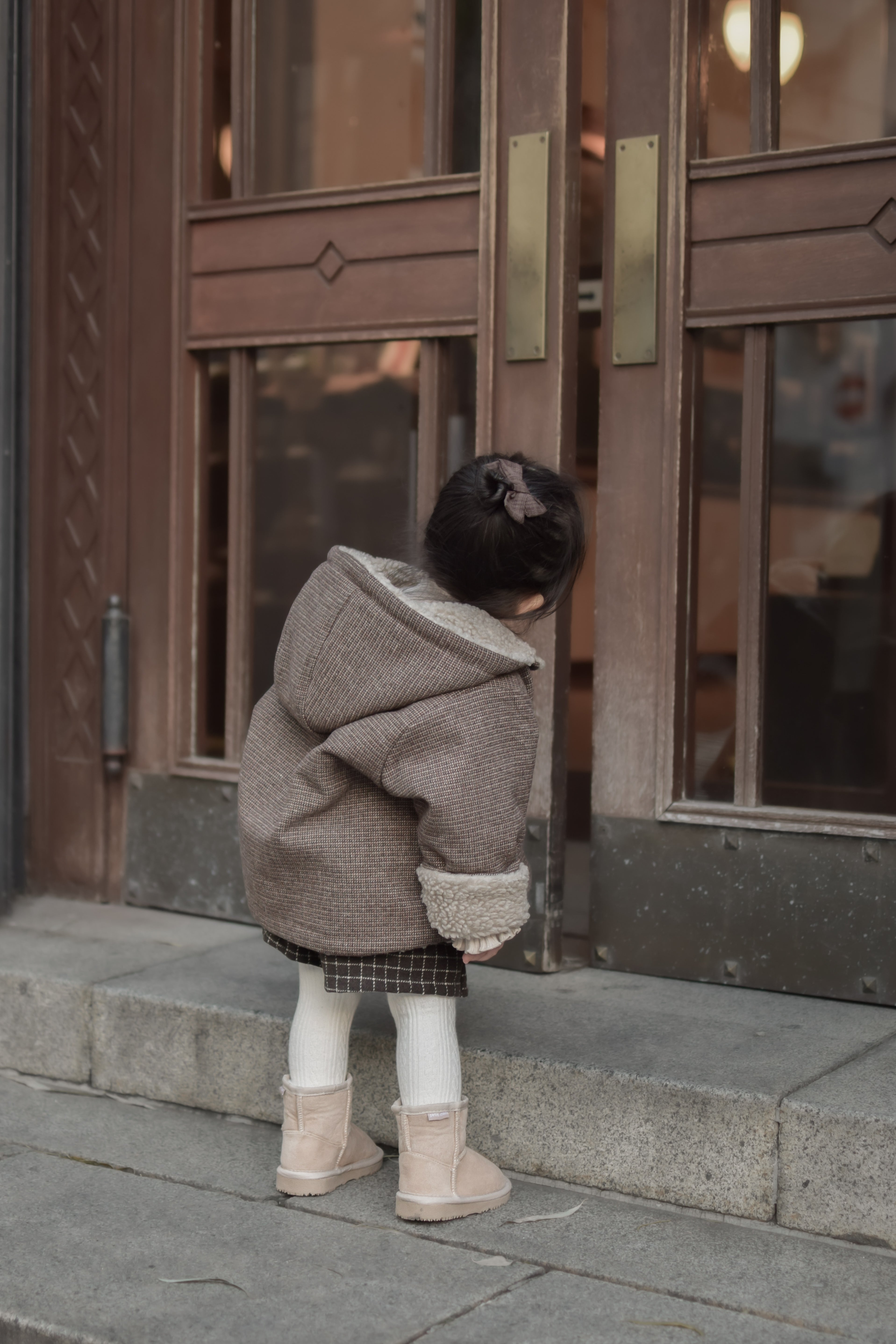 *Noeul.made* Brownie hood jumper