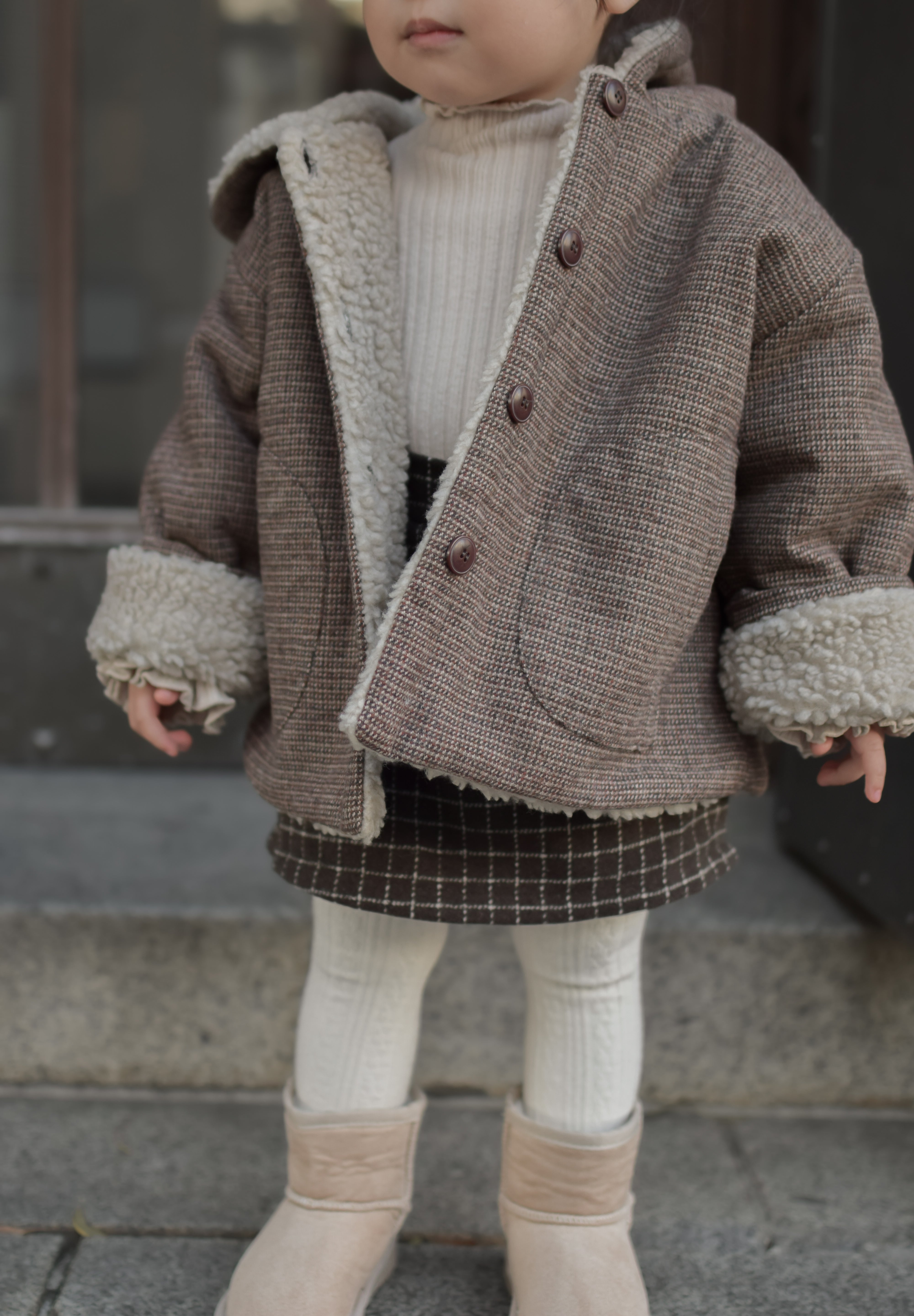 *Noeul.made* Brownie hood jumper