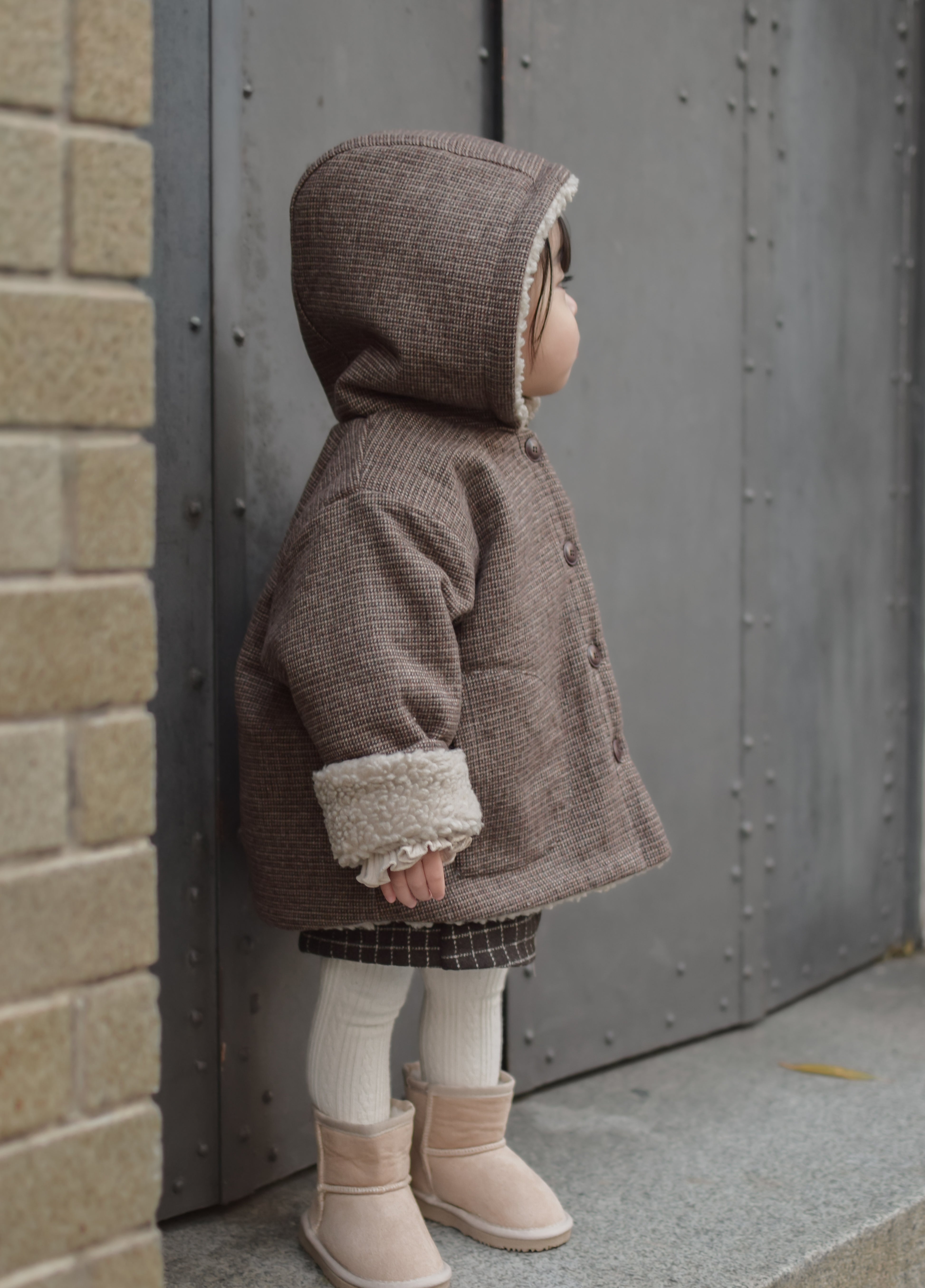 *Noeul.made* Brownie hood jumper
