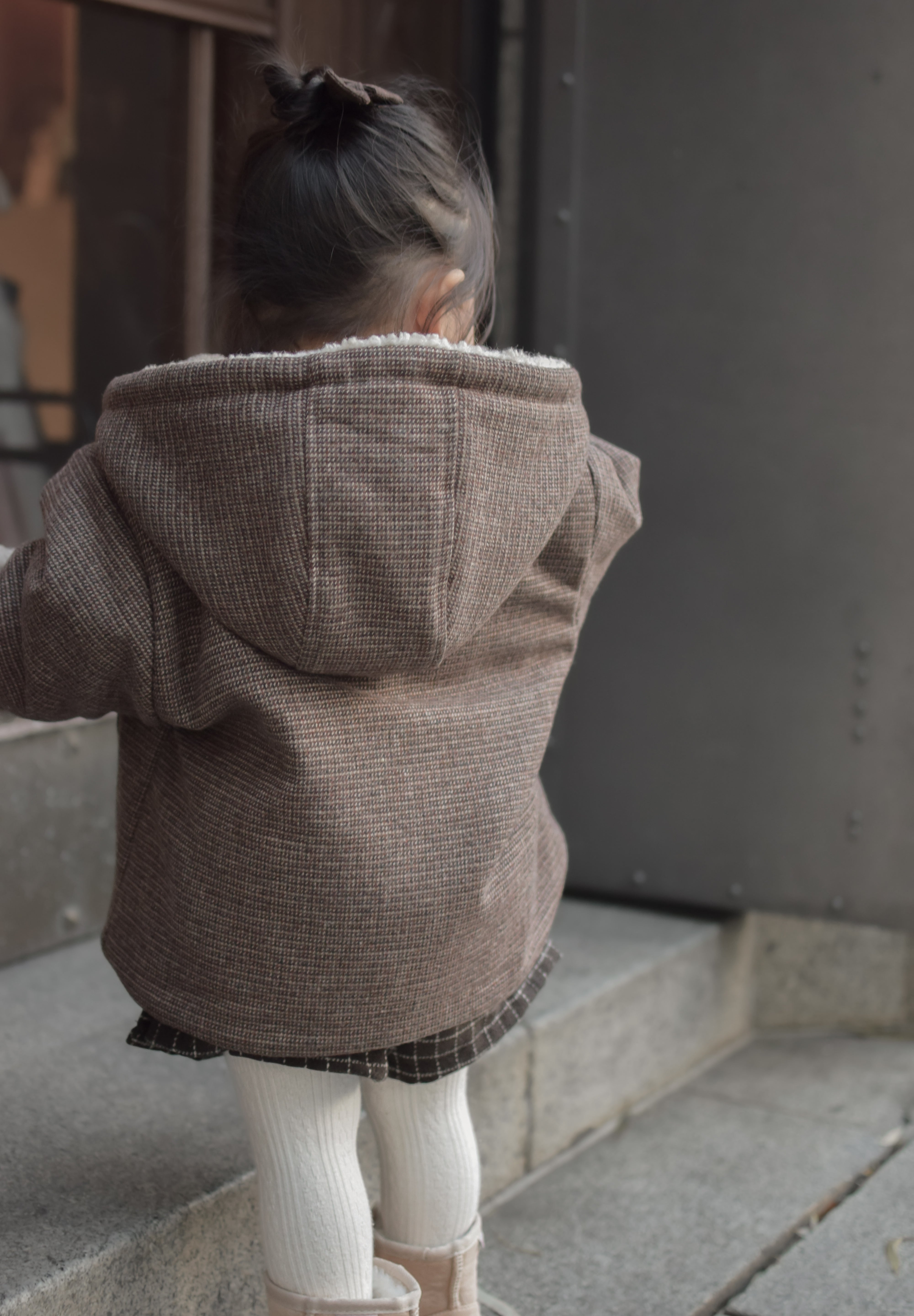 *Noeul.made* Brownie hood jumper