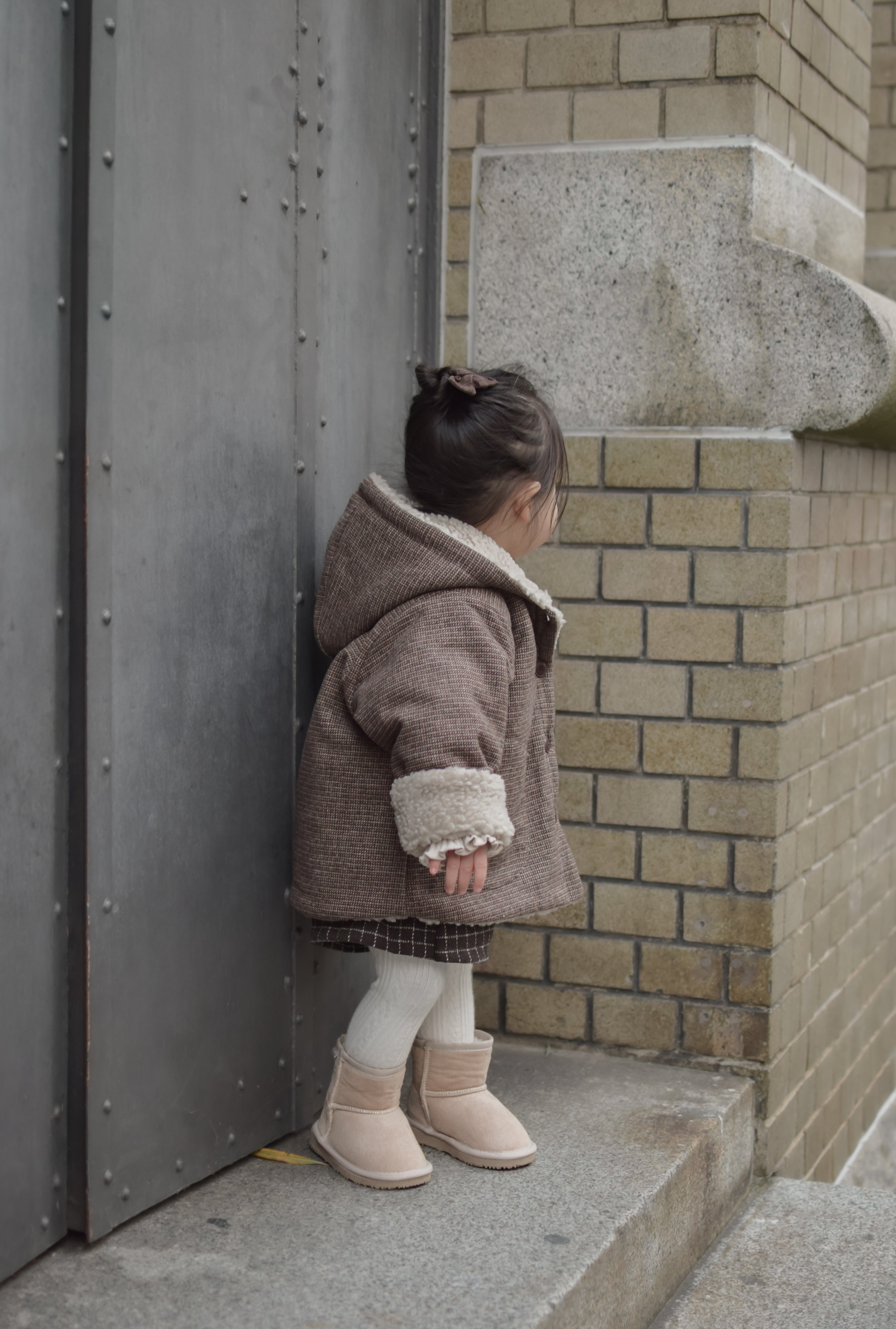 *Noeul.made* Brownie hood jumper