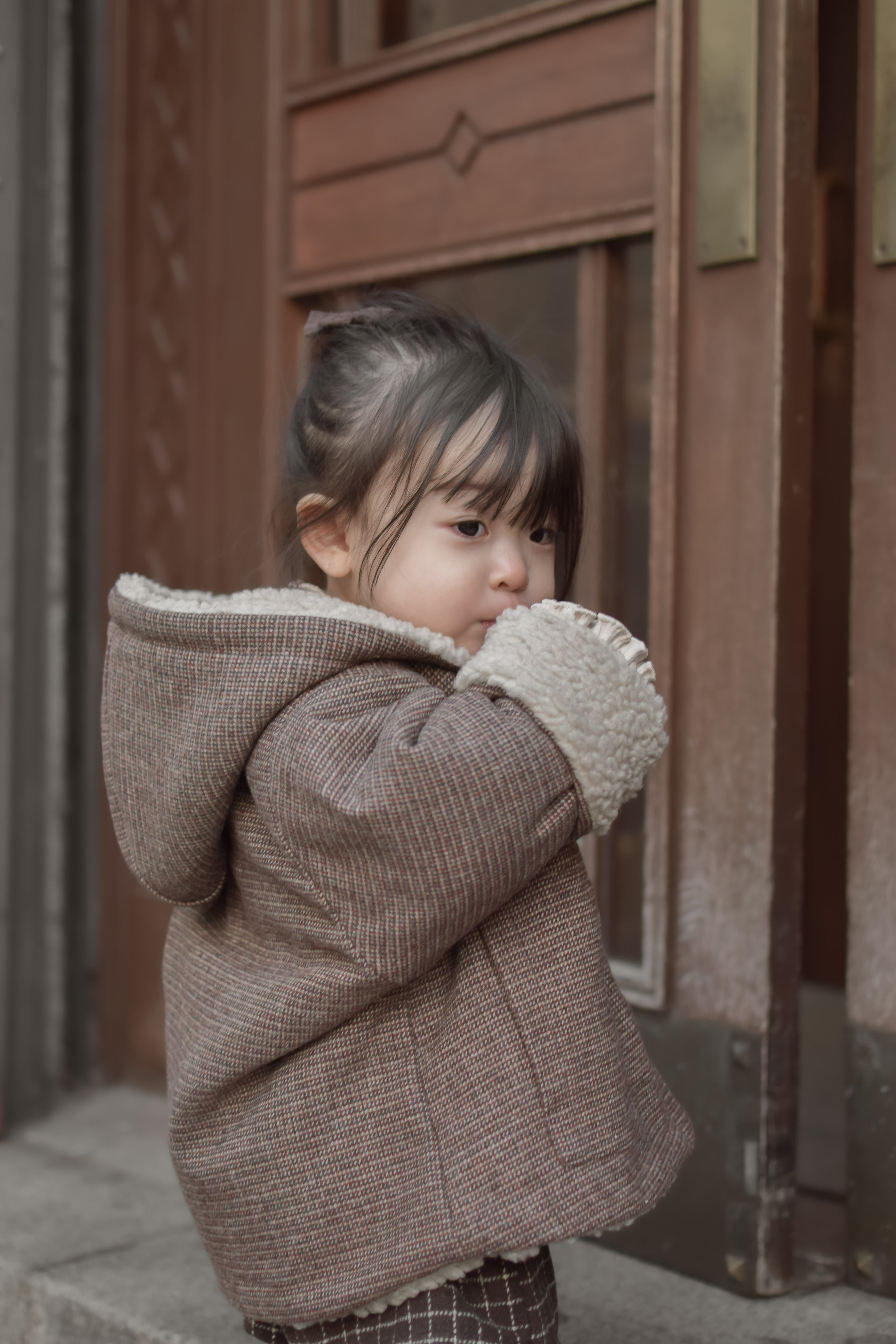 *Noeul.made* Brownie hood jumper